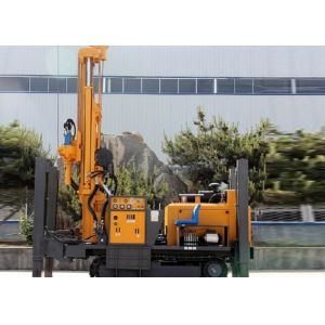 Rotation Torque Rubber Crawler Mounted Drilling Rig 200 Meters Depth