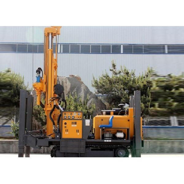 Buy Rotation Torque Rubber Crawler Mounted Drilling Rig 200 Meters Depth at wholesale prices