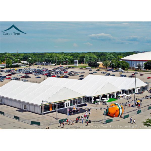 Including Chairs Tables Custom Canopy Tents 20mX35m Wind Resistant Waterproof