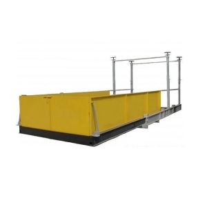 Durable Retractable Load Deck Platform Sand Blasting Crane Loading Deck 5t
