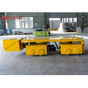 Customized Gearmotor Rail Transfer Trolley Battery Powered 10 Tons