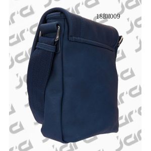 Classic Navy Messenger Bag , Cross Body PU Shoulder Bags For Office Male