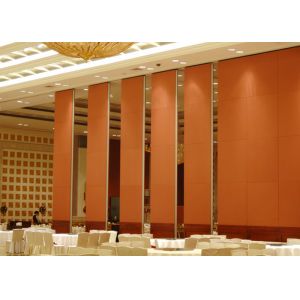 Movable Partition Operable Walls In Fabric With Sponge Soft Cover For Convention