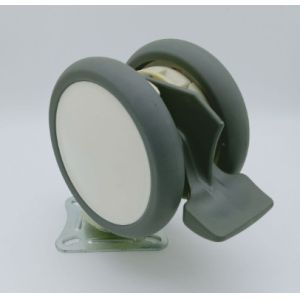 thermoplastic rubber twin wheel for hospital bed