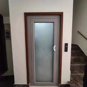 Quality Automatic MRL Elevator with 0m Pit, Deck-Floor Door &amp; Single-Phase AC for Homes for sale