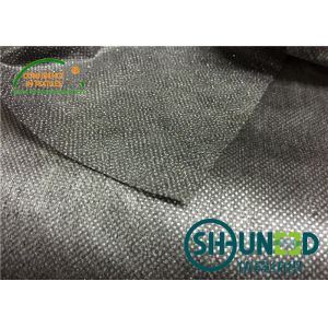 50% Polyester / 50% Nylon Non Woven Interlining With Silicon Process