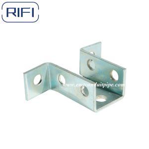 Wing Shap Fittings 8 Hole Unistrut Channel Fittings Galvanized Steel