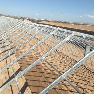 Single Layer Solar Greenhouse for Vegetable Growing Hydroponic System