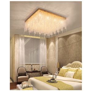 Crystal Chain Ceiling Lights New Lampara Techo for Home Decor guzhen lighting(WH