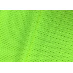 Breathable Fluorescent Material Fabric High Visibility Knitting