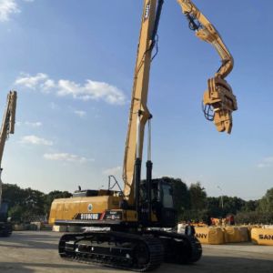 China 15 Meter Hydraulic Pile Driving Machine  Pile Hammer Eco Friendly on sale