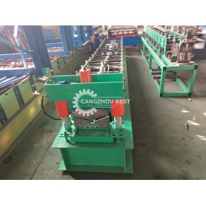 Metal Roof Tile Ridge Cap Roll Former For Construction Cold Roll Forming Machine