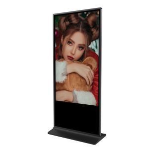 65 Inch Infrared Touchscreen LCD Advertising Dispaly With Speakers