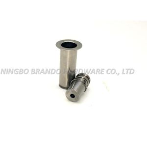Silvery White Flange Solenoid Valve Stem With Numerical Control Technology