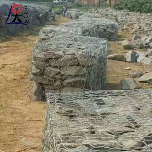 Hexagonal Gabion Baskets Rock Wall Metal Stone Cage Protection Netting
