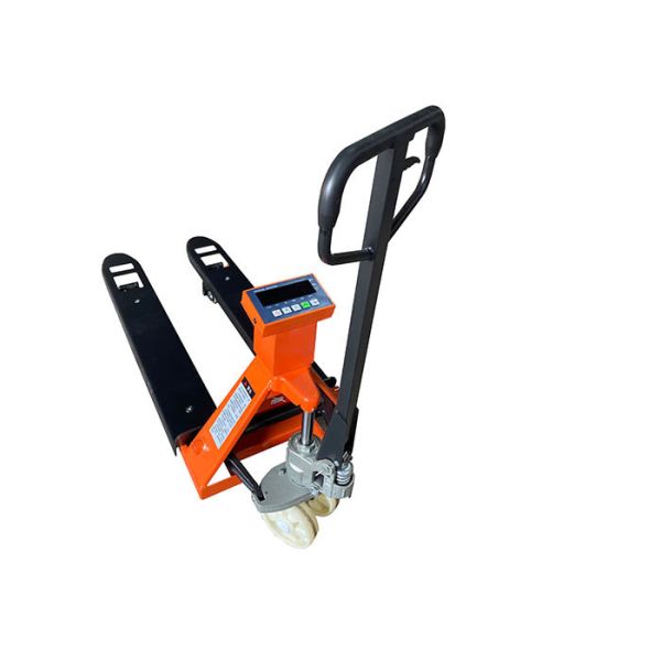 Buy Forklift Carbon Steel Hydraulic Pallet Jack With Weight Scale at wholesale prices