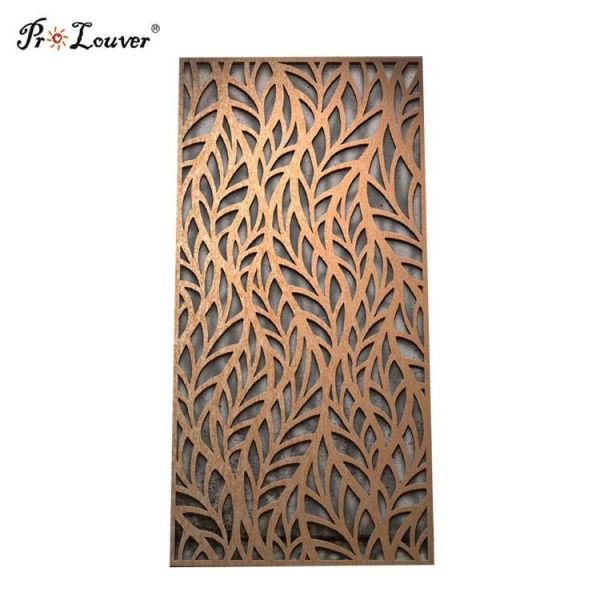 Buy Exterior Decorative CNC Laser Cut Metal Screen Panel Customized Design at wholesale prices