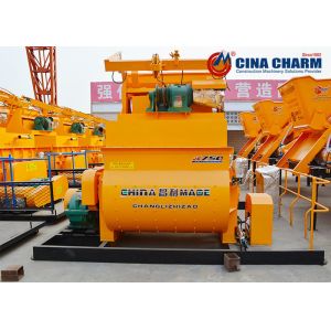 Stationary Small Automatic Capacity JS750 Twin Shaft Concrete Mixer