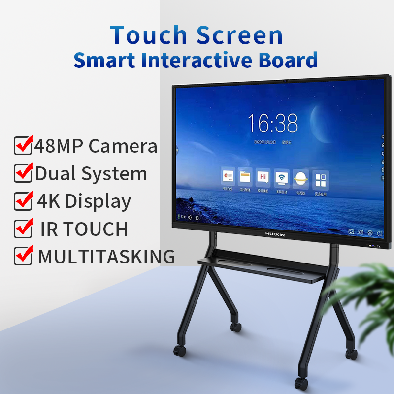 65 Inch All in One Smart LCD Flat Panel Interactive Board Multimedia All-in-One