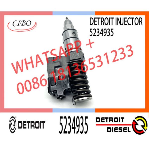 Detroit Inyector Diesel Series 60 Fuel Injector R5234935 5234935 For Autocar Ford Freightliner Kenworth Engine 6067WU40/