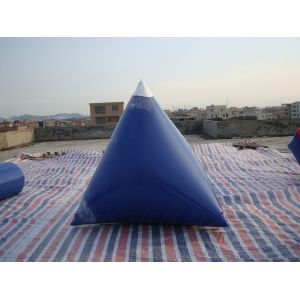 Custom High Density, PVC Tarpaulin Inflatable Paint Bunker Trampoline Combo