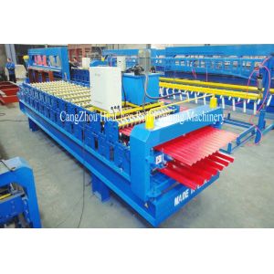 Durable Double Layer Roll Forming Machine Mitsubishi / Siemens Control System