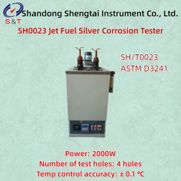 Jet Fuel Silver Corrosion Tester ASTM D3241 Corrosion Test Method 4 Holes 0