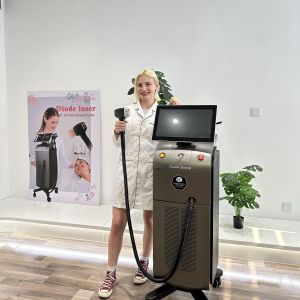 Switchable Adjustable Spot Ice Titanium Laser Diode Hair Removal Machine