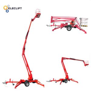 Automatic Stabilizer System Narrow Electric Articulating Boom Lift with 0.43m