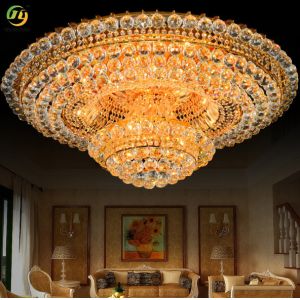 JYLIGHTLING Crystal chandelier, living room lamp, modern and simple, elegant