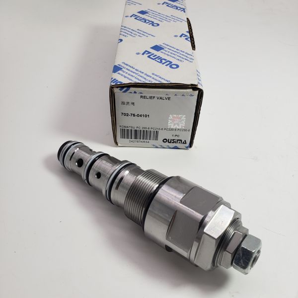 Relief Valve 702-75-04101 For KOMATSU PC100L PC200 PC210 PC220 PC230 PC240