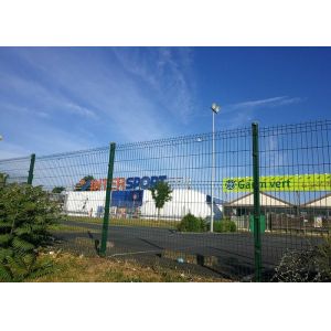 6 Gauge Pvc Coated L2500MM V Mesh Security Fencing