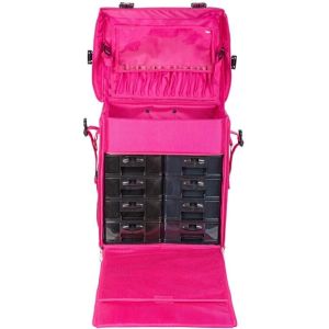 Durable Stackable Makeup Vanity Case , Professional Makeup Cases On Wheels