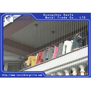 Custom Fire Rated Aluminium Wire Safety Invisible Grille