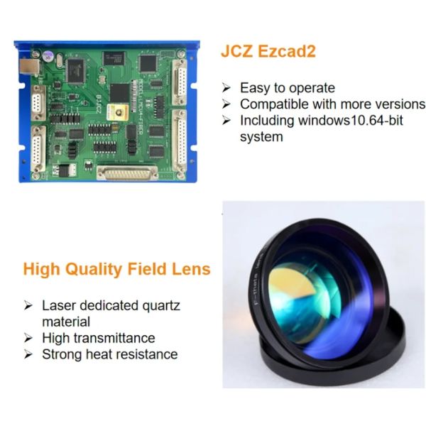 30W 50W 100w 3D Fiber Laser Marking Machine IPG Metal Laser Marker