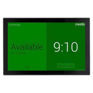 Glass Wall Mount Android POE 10.1 Inch Tablet With NFC Reader LED Light Bar For