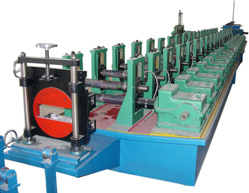 Touch Screen PLC Control Rack Roll Forming Machine Metal Roll Forming Machine