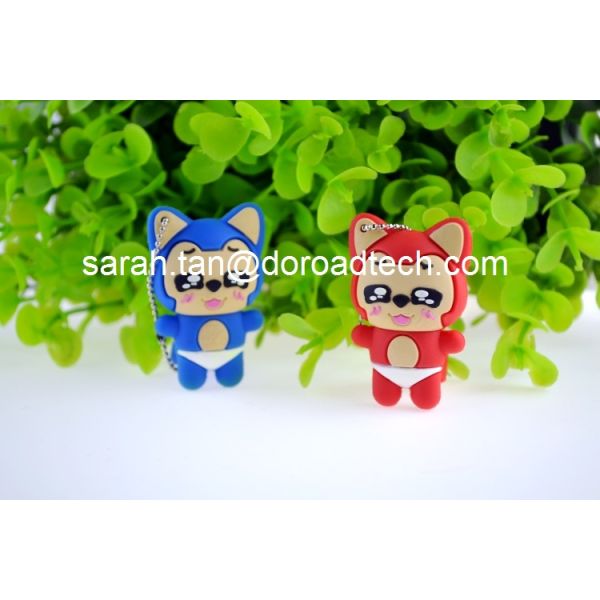 Promotional Gift Custom Cartoon PVC USB Flash Drive
