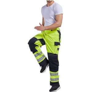 Inherent FR Hi Vis Stretch Trousers Fireproof Work Trousers