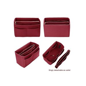 3mm Foldable Organizer Insert EN71 Felt Handbag With Zipper