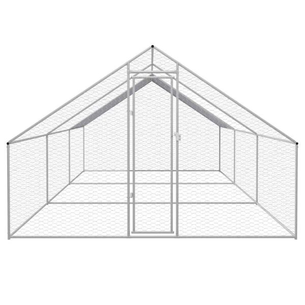 Chicken Run 20x13 FT Walk in Coop for Poultry Dog Rabbit Hen Cage Pen Metal Door Chicken Coop