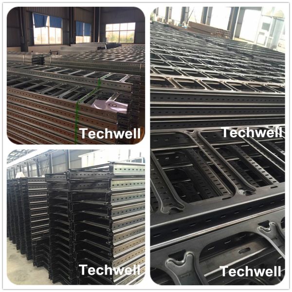 CT100-600 Electric Cable Ladder Roll Forming Machine for Making Steel Cable Tray Ladder Profile Sheets