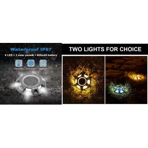 Aluminum Pathway Solar Powered Deck Light LED Energy Saving Lamps