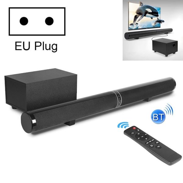2.0 Channel Wireless Bluetooth Soundbar 80W With Remote Control