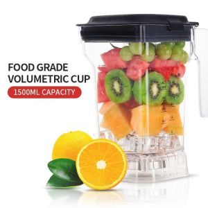 Multifunctional 1800W Commercial Blender with Plastic Housing and Pure Copper