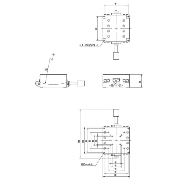 High Percision Manual Goniometer Stage
