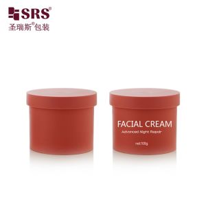 SRSG2 100g Empty Matt Finished PP PCR Recycled Plastic Cream Jar For Body Scrub