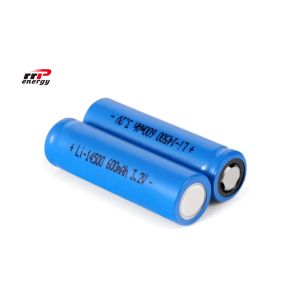 3.2V 14500 600mAh Llithium Ion Aa Rechargeable Battery High Rate 3C IEC CB MSDS