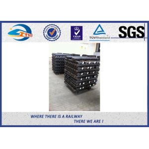 SGS Hot Rolled Steel 4 / 6 Hole Railway Fish Plate For Connecting Rails