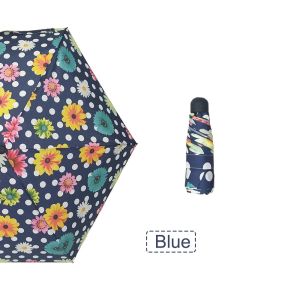 Mini Five Folding Umbrella 21 Inch 6 Ribs Picnic Equipment